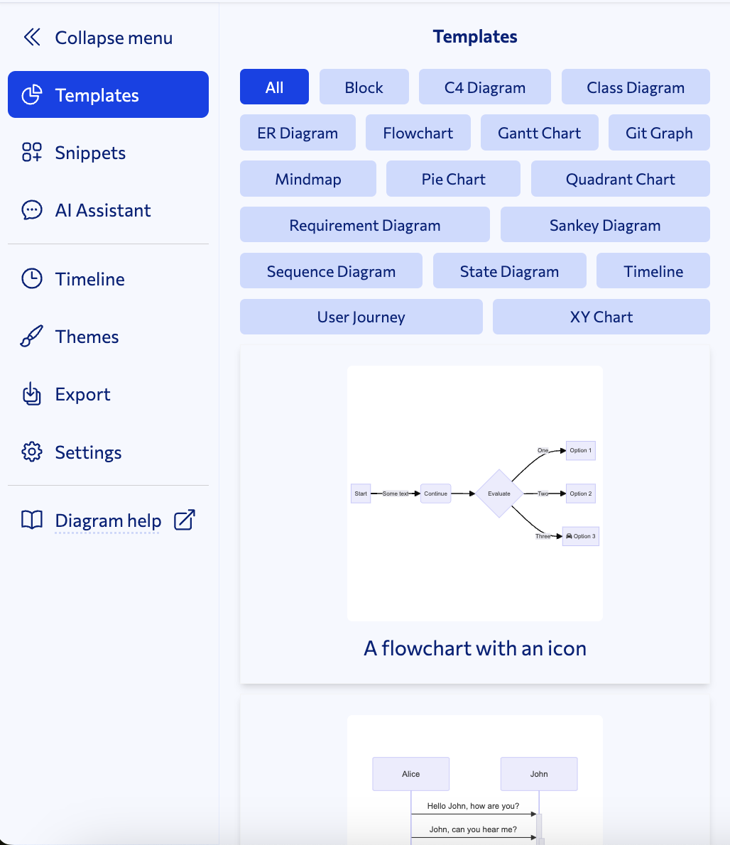 diagram templates