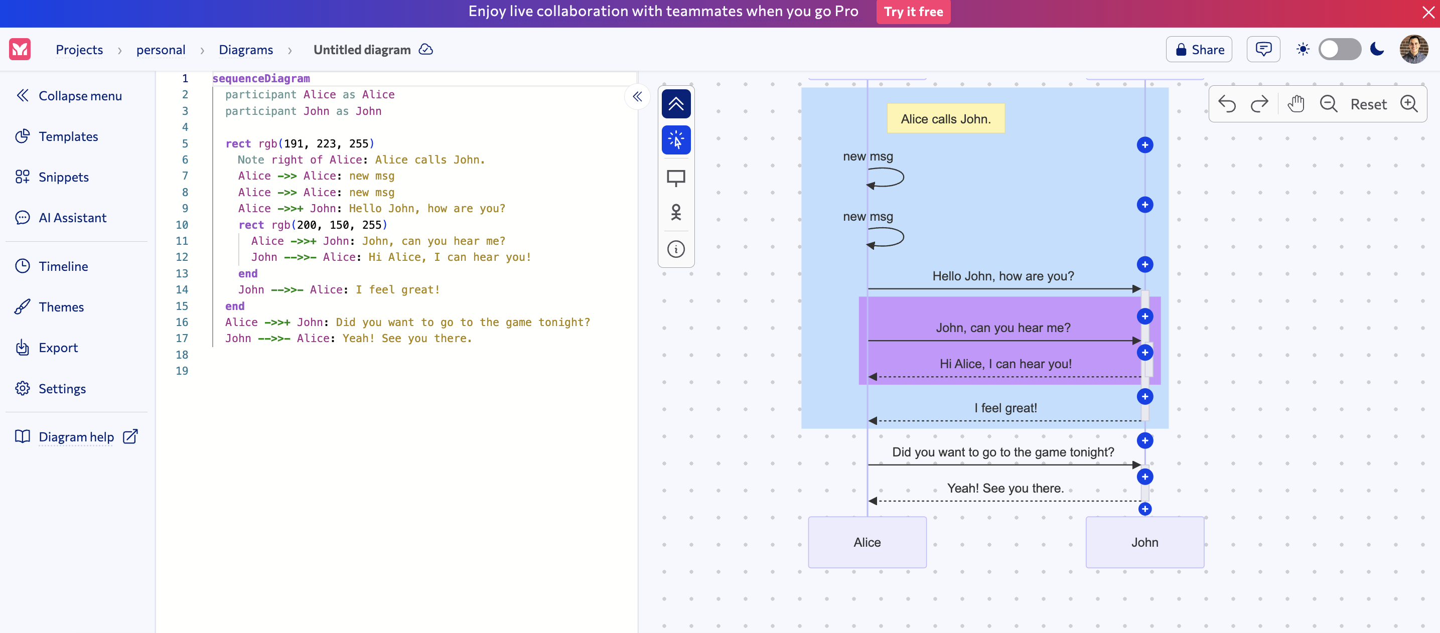 updated sequence diagram